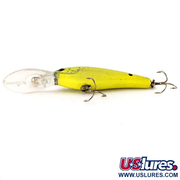 Cotton Cordell Deep Minnow UV Plug, Chartreuse, 7g, UV, #12459