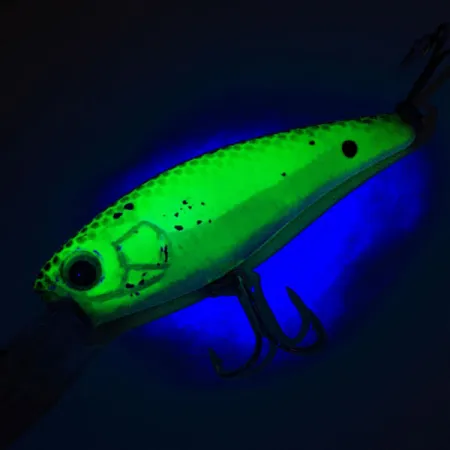 Cotton Cordell Deep Minnow UV Plug, Chartreuse, 7g, UV, #12459