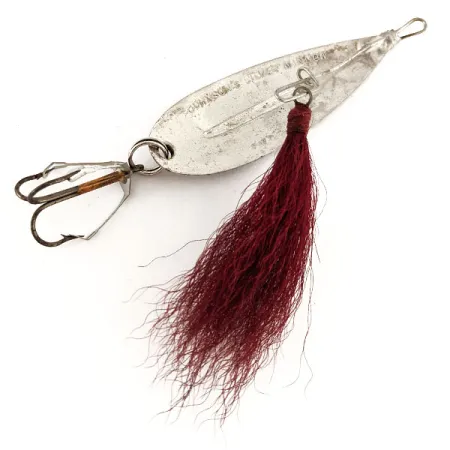 Johnson Silver Minnow Triple Hook Lepel, Zilver, 12g, #12472