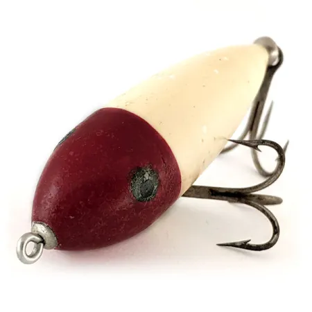 Heddon Baby Zara Oppervlaktelure, Wit / Rood, 10g, Vintage, #12476