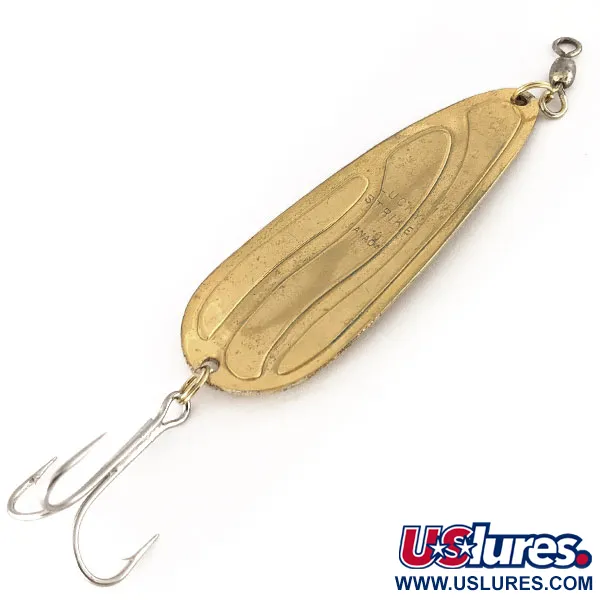 Lucky Strike Spoon Lepel, Goud, 28g, Golvende textuur, #12479