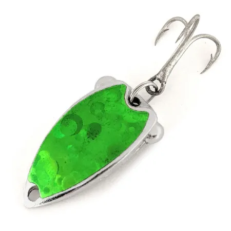 Fish Itt First Double Dancer Blade Bait, Groen/Nikkel, 7g, UV, #12500