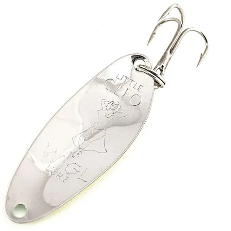 Little Cleo (Hula Girl) Lepel UV, Geel / Groen, 4g, Vintage, #12518