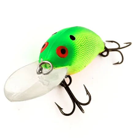 Bomber model 7A baby striper Plug, Chartreuse, 14g, UV, #12520
