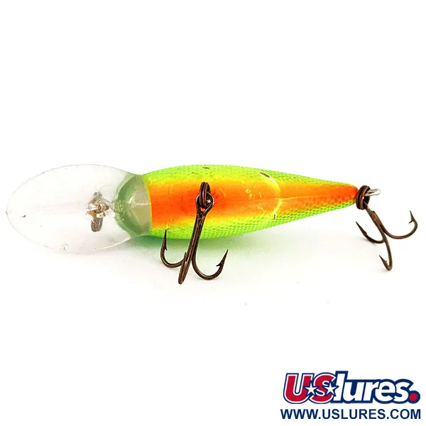 Bomber model 7A baby striper Plug, Chartreuse, 14g, UV, #12520
