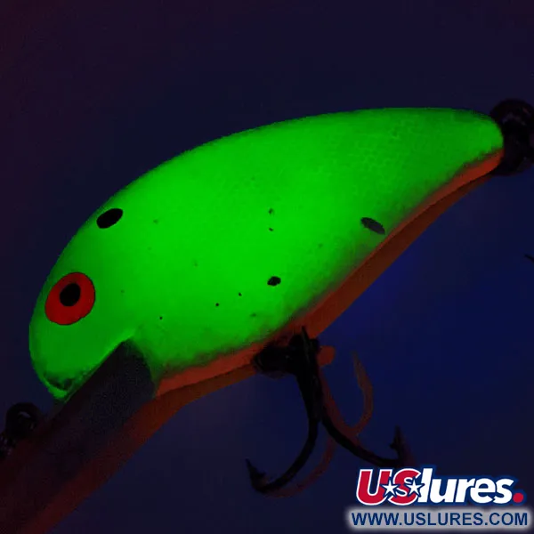Bomber model 7A baby striper Plug, Chartreuse, 14g, UV, #12520