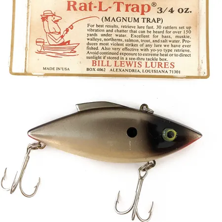 Bill Lewis Rat-L-Trap Lipless Crankbait, MG 05, 21g, Zinkend, #12570