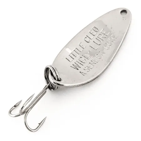 Little Cleo Seneca Lepel, Nikkel / Blauw, 7g, Vintage, #12646