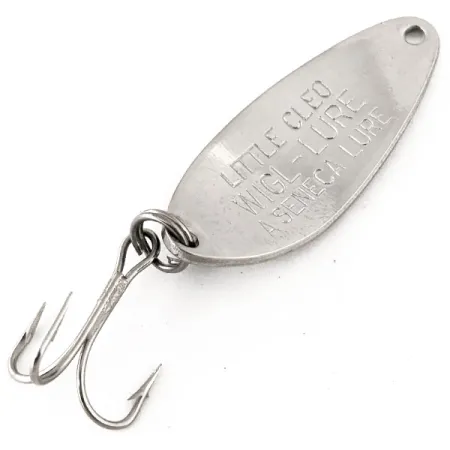 Little Cleo Seneca Lepel, Nikkel / Groen, 7g, Vintage, #12647