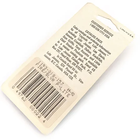 Luhr Jensen Hus-lure Lepel, Oranje / Nikkel, 4g, Ultra-Light, #12673