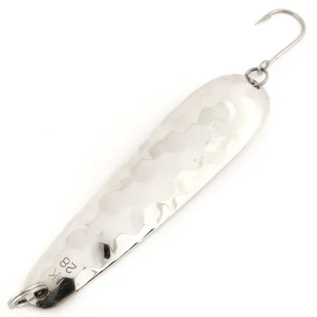 Len Thompson Northern King NK28 Lepel, Zilver, 14g, Gehamerd, #12691