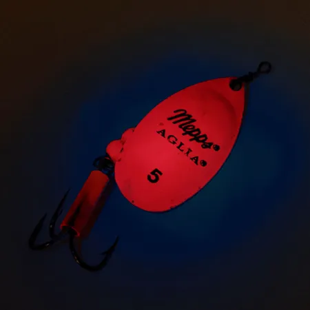 Mepps Aglia 5 Spinner, Hot Pink UV, 14g, UV-Coating, #12695