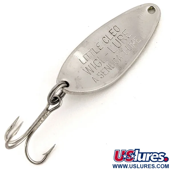 Little Cleo Seneca Glow Lepel, White/Nickel/Green, 7g, Glow, #12745