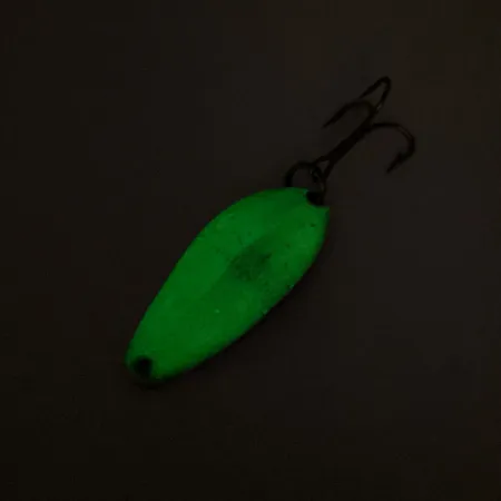 Little Cleo Seneca Glow Lepel, White/Nickel/Green, 7g, Glow, #12745