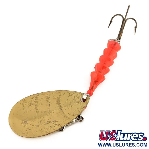 Luhr Jensen TEE Spoon Spinner, Gold/Red, 14g, UV-reactief, #12760