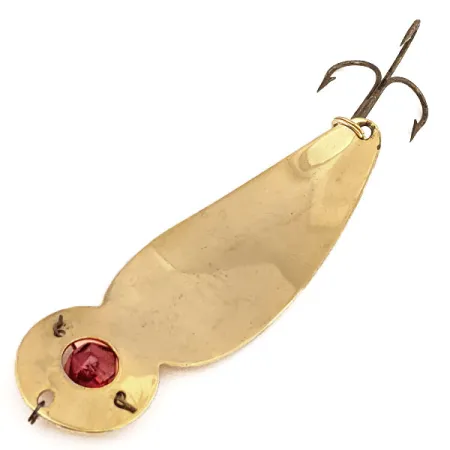 Lucky Strike One Eye Wiggler Lepel, Goud/Rood Oog, 28g, Kraal, #12773