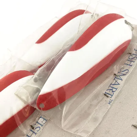 Blue Fox Aqua Spoon, 21g, Red / White / Nickel, Lepel Dealer Displaykaart #12794