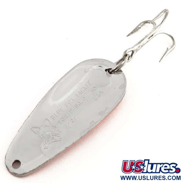 Blue Fox Tor-P-Do UV Lepel, Rood / Zwart / Nikkel, 14g, UV, #12795