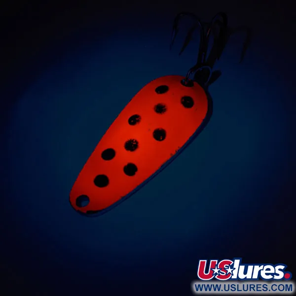 Blue Fox Tor-P-Do UV Lepel, Rood / Zwart / Nikkel, 14g, UV, #12795