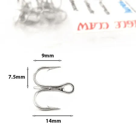 Eagle Claw 957, Nikkel Maat #8, Dreg #12805