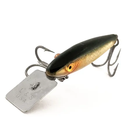 L&S Bait Company MirrOlure Zinkend, Goud, 2,5g, Metalen Lip, #12814