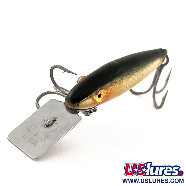 L&S Bait Company MirrOlure Zinkend, Goud, 2,5g, Metalen Lip, #12814