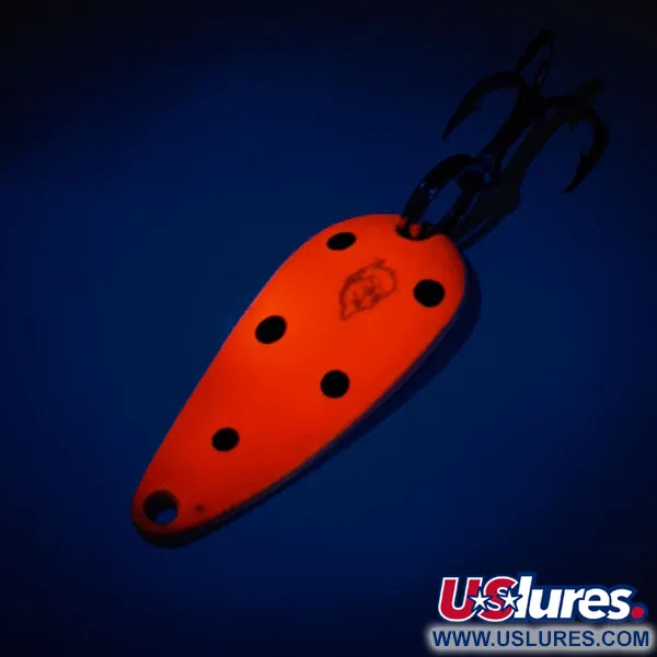 Eppinger Dardevle Lildevle UV Lepel, Rood/Zwart/Nikkel, 3.4g, #12820