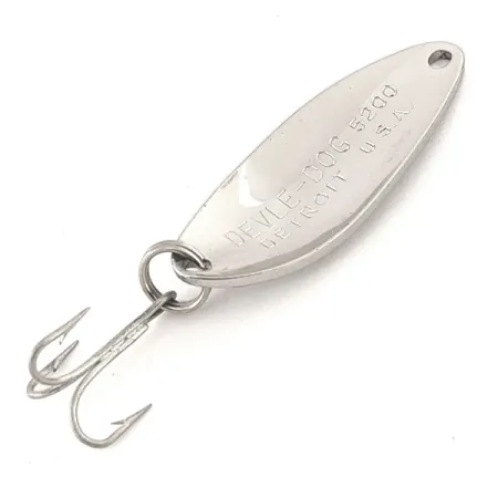 Dardevle Devle Dog 5200 Lepel, Nikkel, 7g, Vintage, #12822