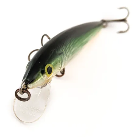 Rapala Husky Jerk 10 Plug, Zilver-Groen-Goud, 10g, Suspending, #12839