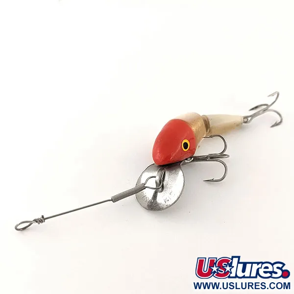 Suick Cisco Kid Jointed Plug, Wit/Rood/Goud, 5.5g, Metalen Lip, #12874