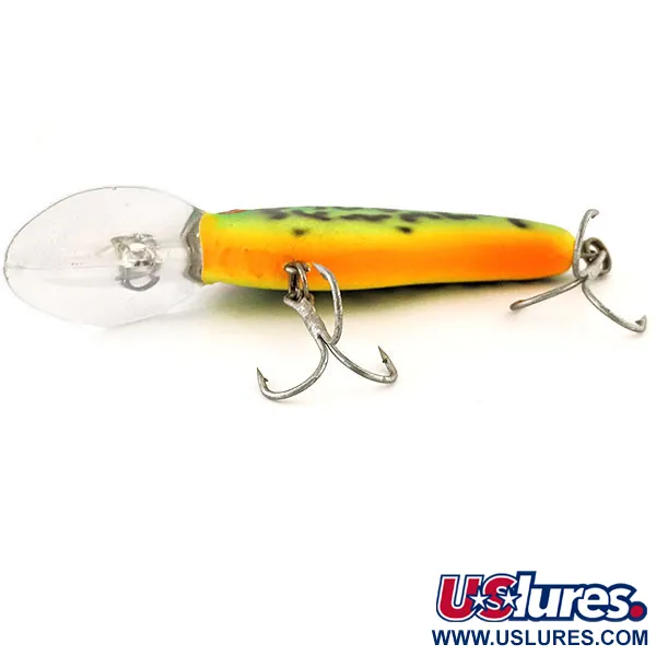 Bomber Fat Free Shad UV Plug, Fire Tiger, 10g, UV-coating, #12876