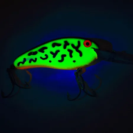 Bomber Fat Free Shad UV Plug, Fire Tiger, 10g, UV-coating, #12876