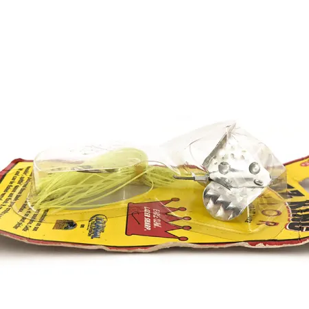Strike King Buzzbait Buzz King, Nickel/Chartreuse, 5,3g, 3-blads, #12891