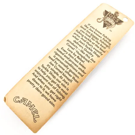 Rebel Camel Joe Humpy Plug, Camel, 10g, Ratel, #12894