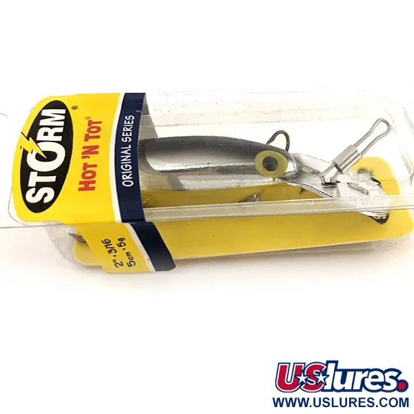 Storm Original Hot'N Tot Plug, Zwart / Zilver, 6,5g, Metalen lip, #12897