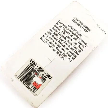 Luhr Jensen Bear valley Dressed Spinner, Messing/Zilver, 14g, #12904