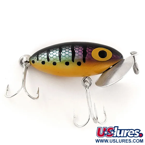 Fred Arbogast Jitterbug, Rainbow Perch, 7g, Oppervlakkunstaas, #12930
