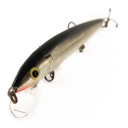 Rapala Husky Jerk 12 Plug, Zilver/Zwart, 13g, Ratel, #12946