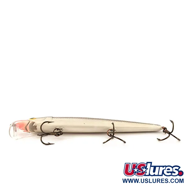 Rapala Husky Jerk 12 Plug, Zilver/Zwart, 13g, Ratel, #12946