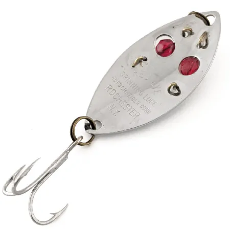 Hofschneider Red Eye junior Lepel, Nikkel, 11g, rode kralen, #12952