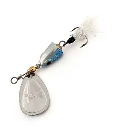 Blue Fox Vibrax Shallow Spinner, Rainbow Blue, 8g, Gevederde Dreg, #12961