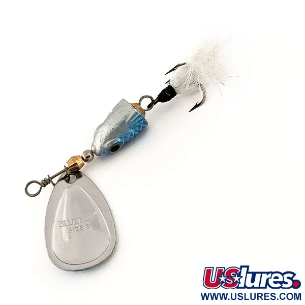 Blue Fox Vibrax Shallow Spinner, Rainbow Blue, 8g, Gevederde Dreg, #12961