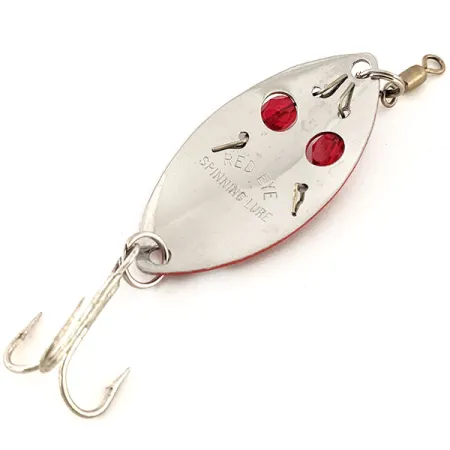 Eppinger Red Eye junior Lepel, Rood/Wit/Nikkel, 11g, Glazen Ogen, #12974