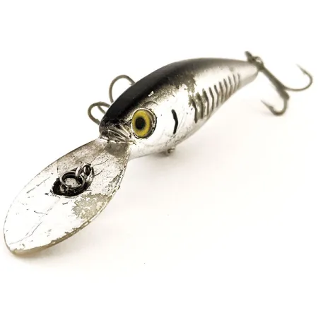 The Producers Lightning minnow #2 Plug, Zilver, 7g, Vintage, #12987