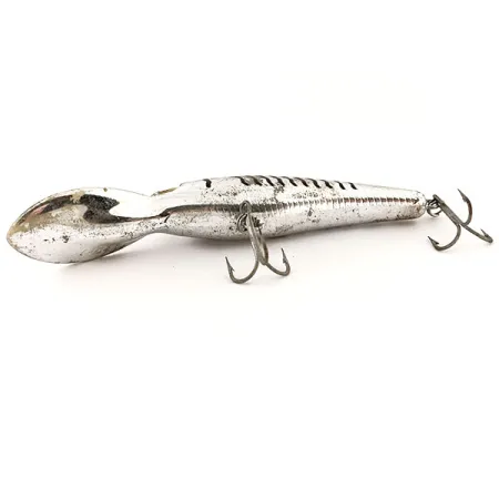 The Producers Lightning minnow #2 Plug, Zilver, 7g, Vintage, #12987