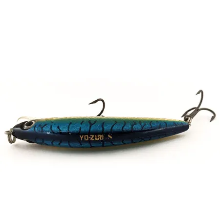 Yo-Zuri Emperor Minnow S08 Plug, Blauw/Zilver, 14g, zinkend, #13003