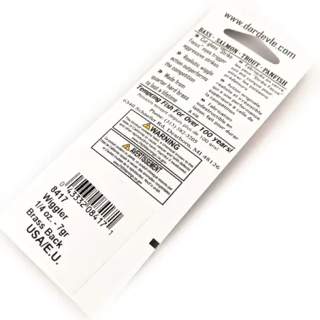 Eppinger Red Eye Wiggler Lepel, Five of Diamonds, 7g, Glazen ogen, #13008