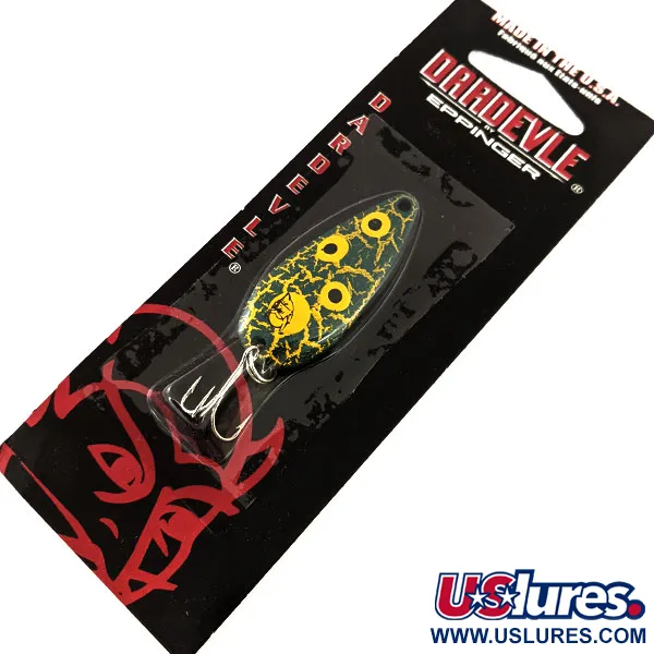 Eppinger Dardevle Spinnie Lepel, Frog, 9g, koperen rug, #24480