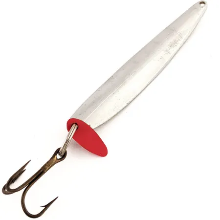 Bay de Noc Swedish Pimple #9 Jiglepel, Nikkel, 40g, Mustad dreg, #13034