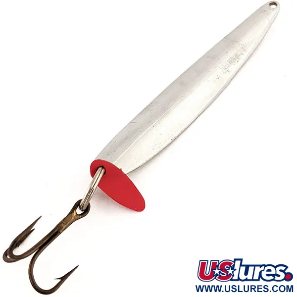 Bay de Noc Swedish Pimple #9 Jiglepel, Nikkel, 40g, Mustad dreg, #13034